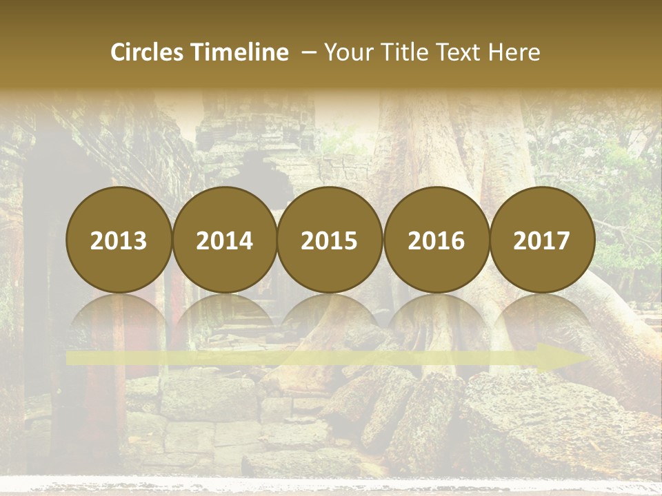 Angkor Archeology Tropical PowerPoint Template