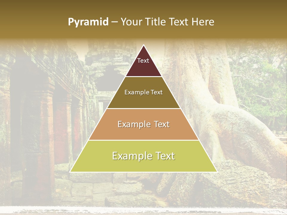 Angkor Archeology Tropical PowerPoint Template