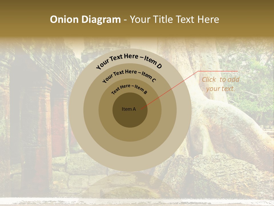 Angkor Archeology Tropical PowerPoint Template