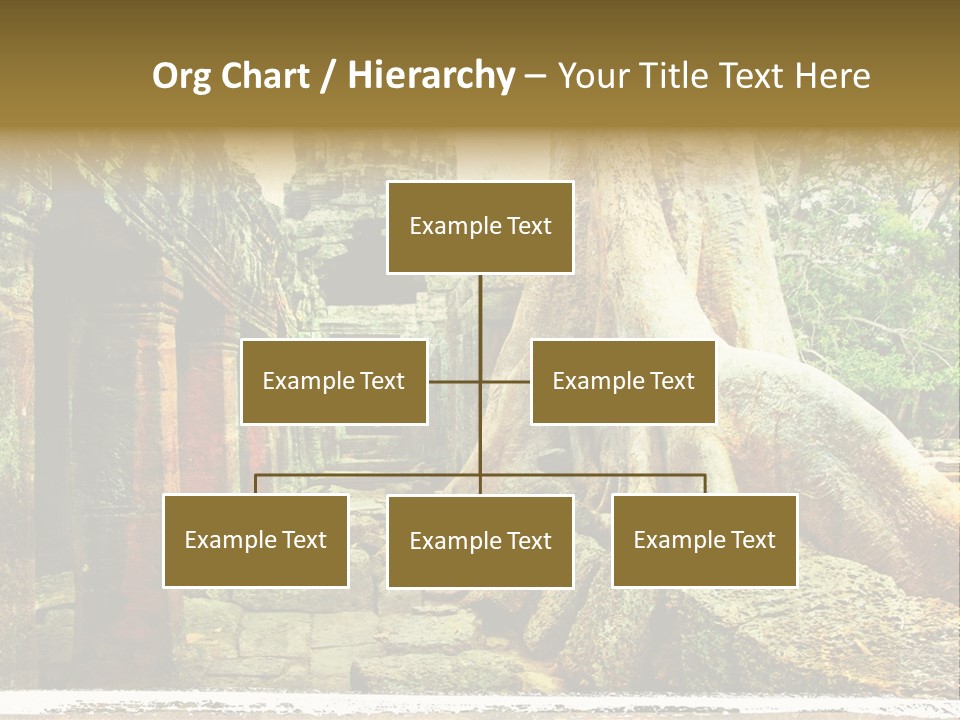 Angkor Archeology Tropical PowerPoint Template