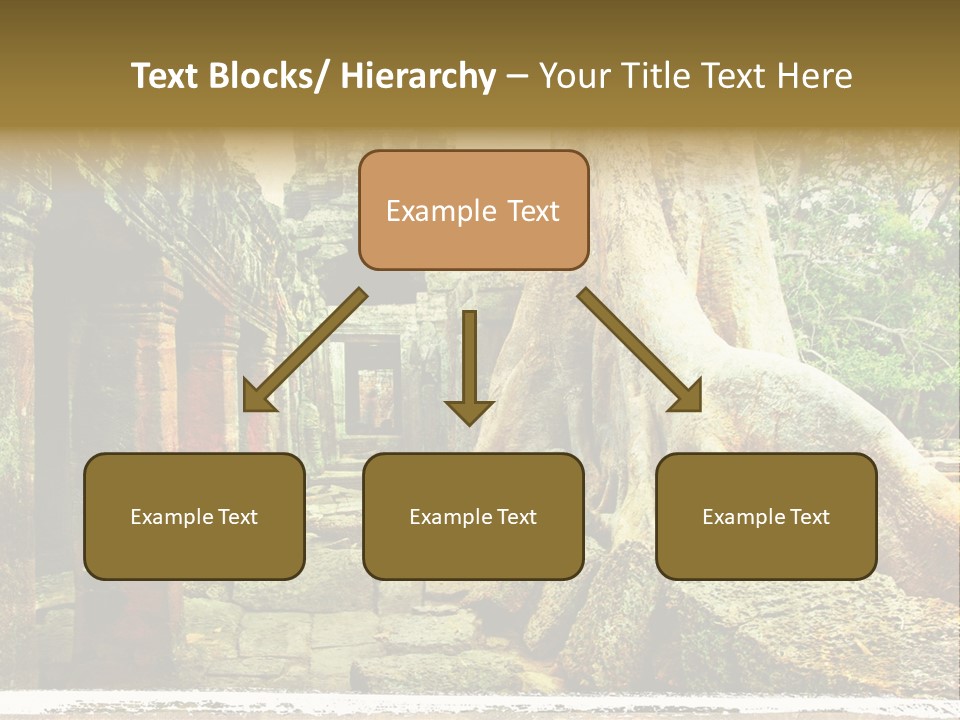 Angkor Archeology Tropical PowerPoint Template