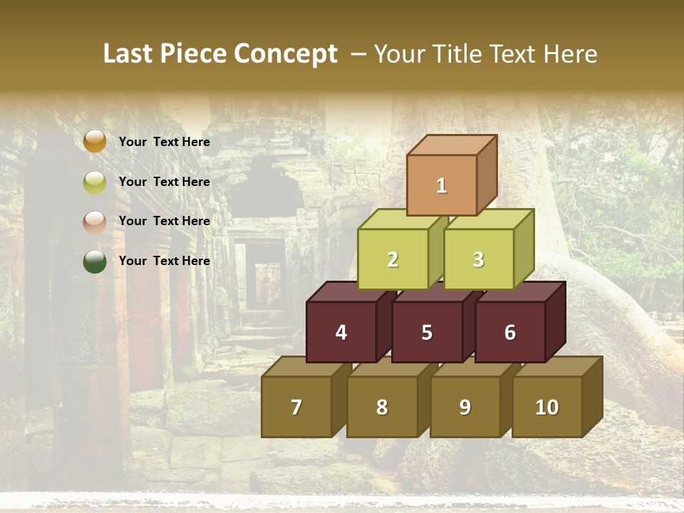 Angkor Archeology Tropical PowerPoint Template