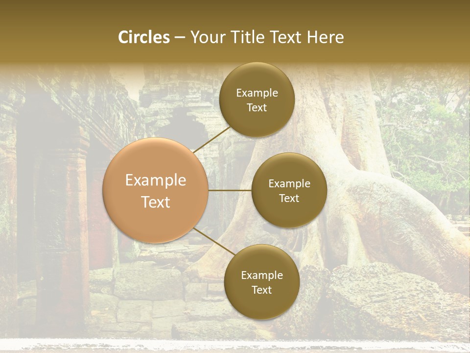 Angkor Archeology Tropical PowerPoint Template