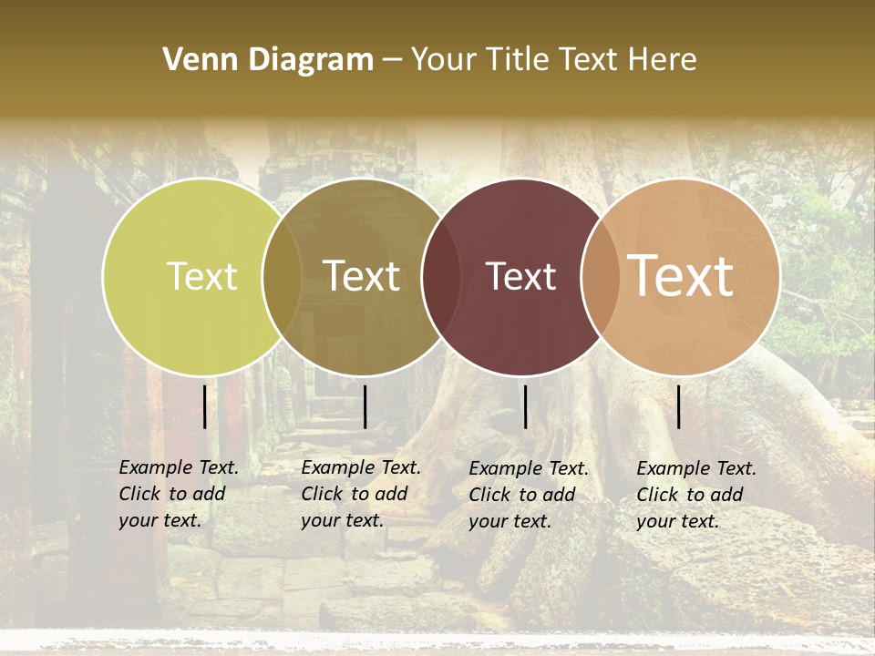 Angkor Archeology Tropical PowerPoint Template