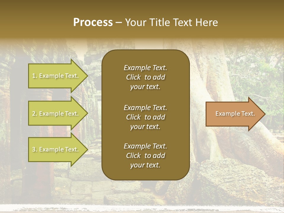 Angkor Archeology Tropical PowerPoint Template