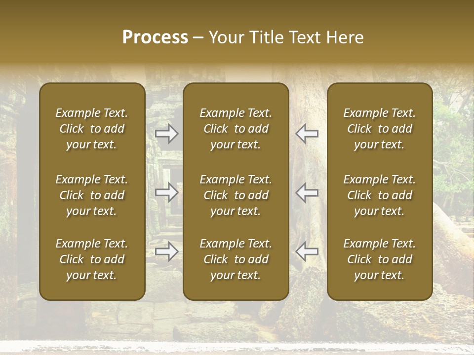 Angkor Archeology Tropical PowerPoint Template