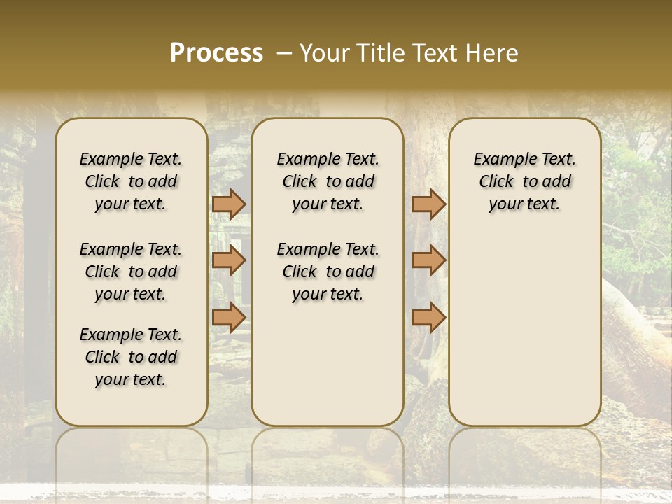 Angkor Archeology Tropical PowerPoint Template