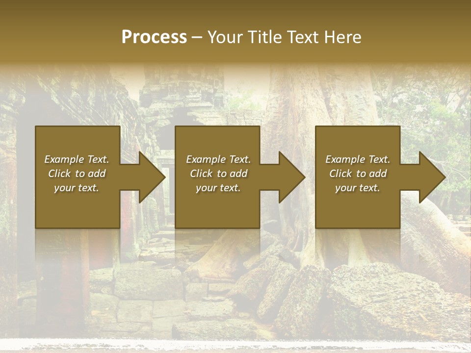 Angkor Archeology Tropical PowerPoint Template