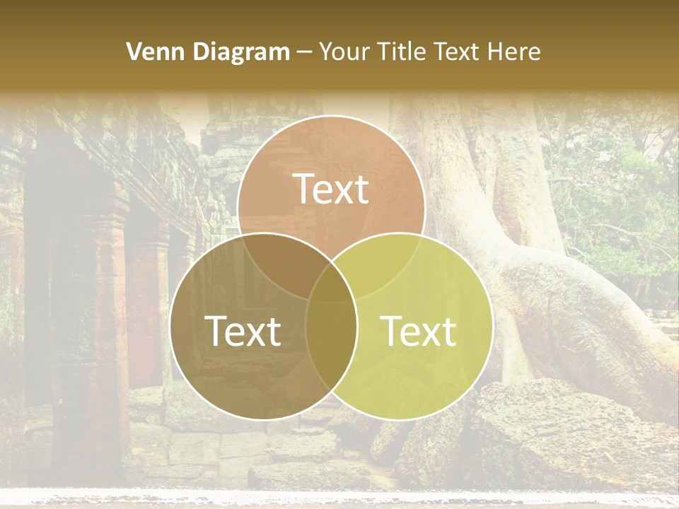 Angkor Archeology Tropical PowerPoint Template