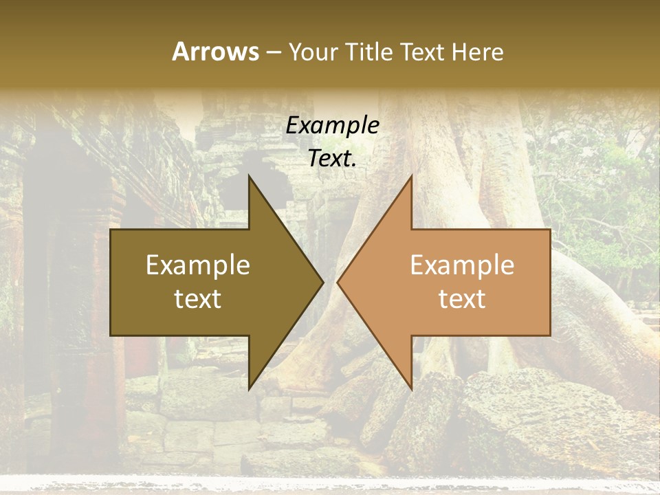 Angkor Archeology Tropical PowerPoint Template