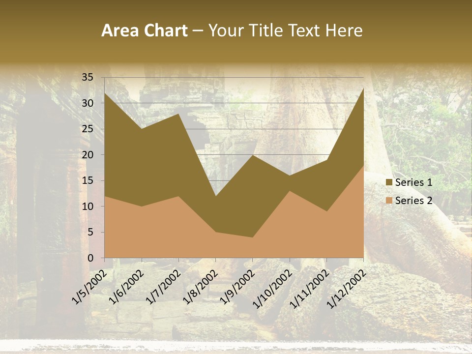 Angkor Archeology Tropical PowerPoint Template