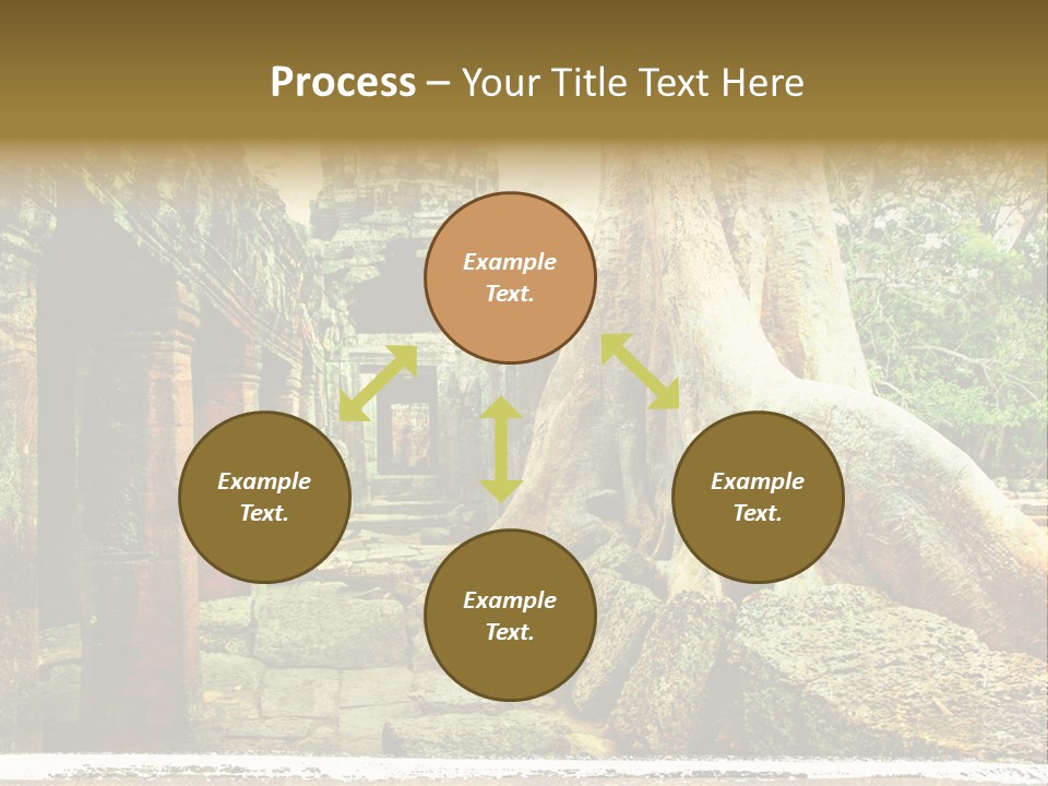 Angkor Archeology Tropical PowerPoint Template