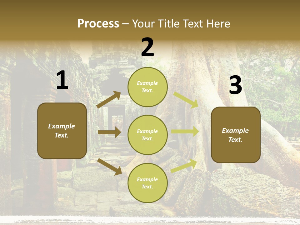 Angkor Archeology Tropical PowerPoint Template