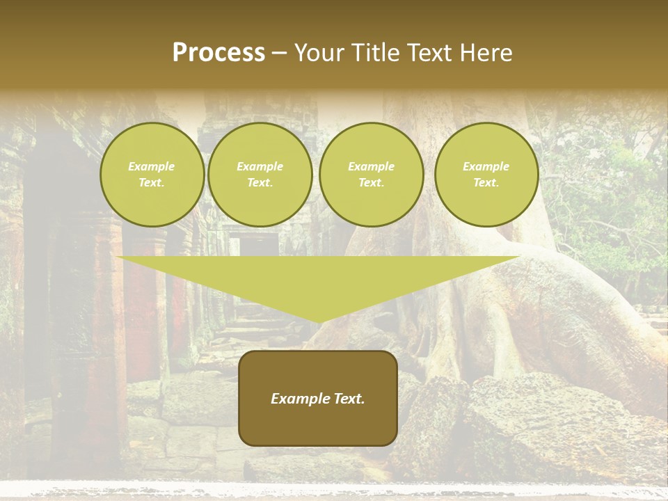 Angkor Archeology Tropical PowerPoint Template