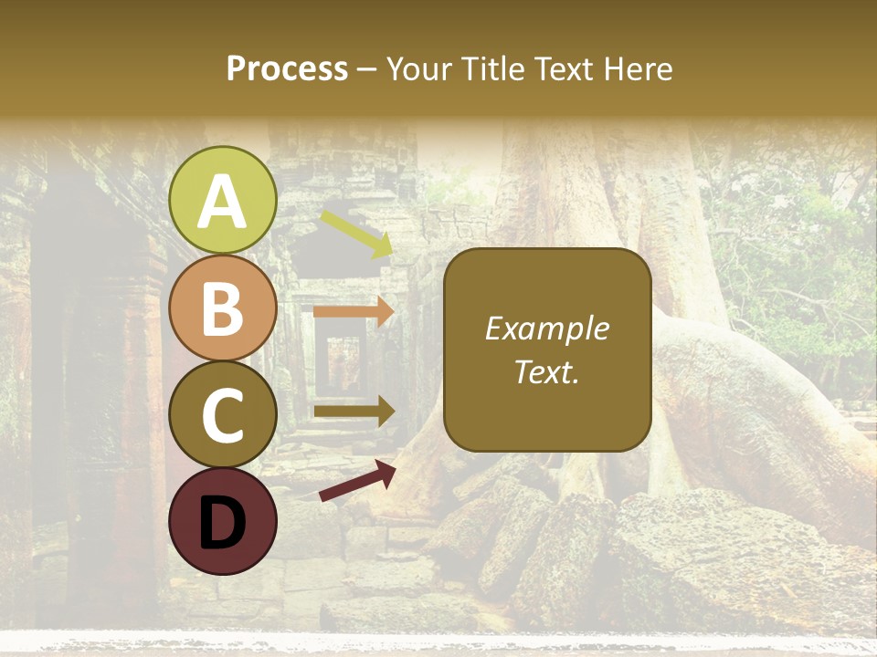 Angkor Archeology Tropical PowerPoint Template