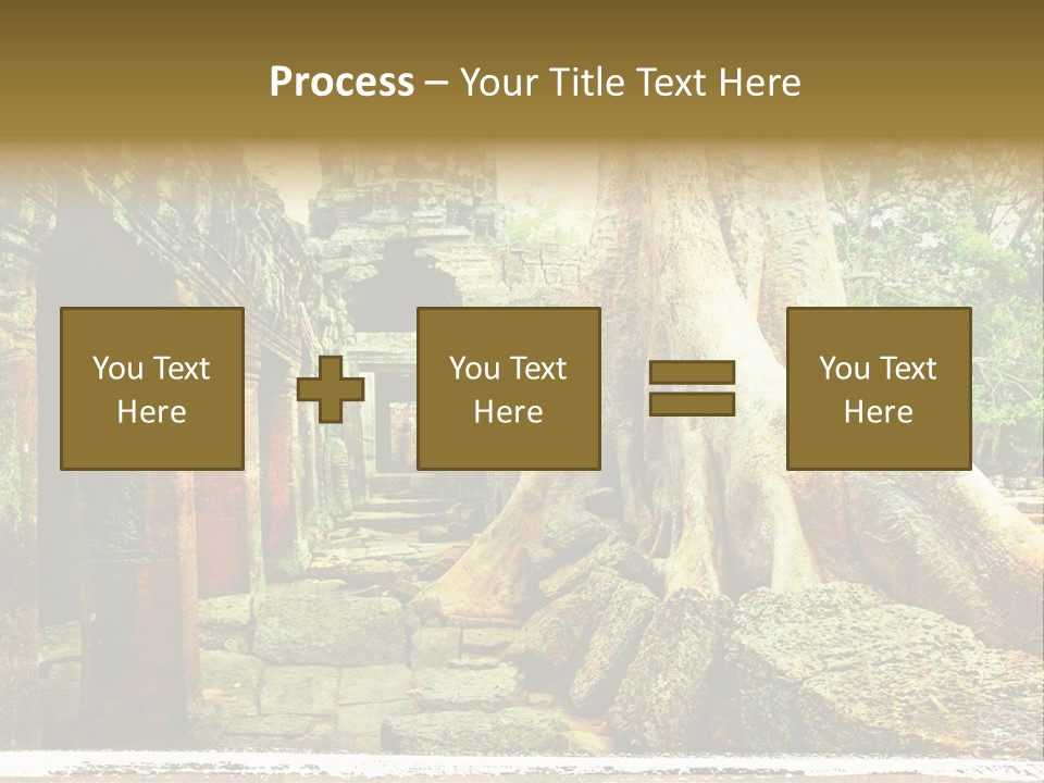 Angkor Archeology Tropical PowerPoint Template