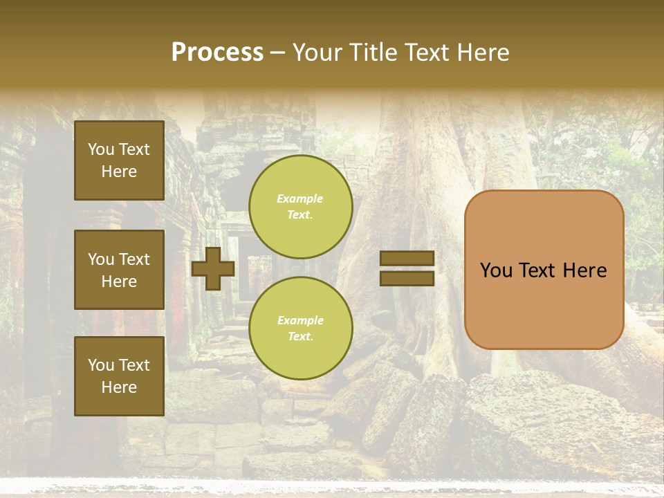 Angkor Archeology Tropical PowerPoint Template
