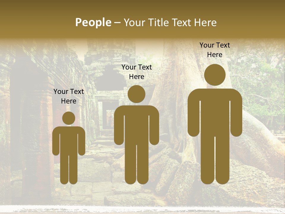 Angkor Archeology Tropical PowerPoint Template