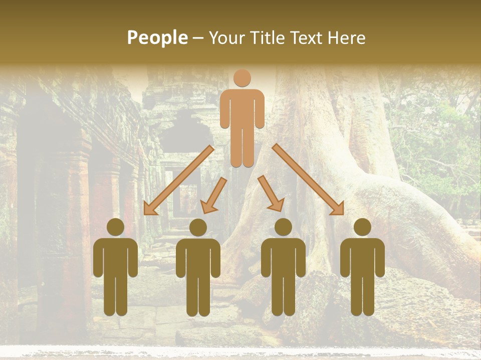 Angkor Archeology Tropical PowerPoint Template