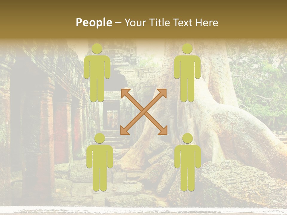 Angkor Archeology Tropical PowerPoint Template
