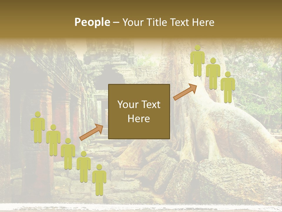 Angkor Archeology Tropical PowerPoint Template