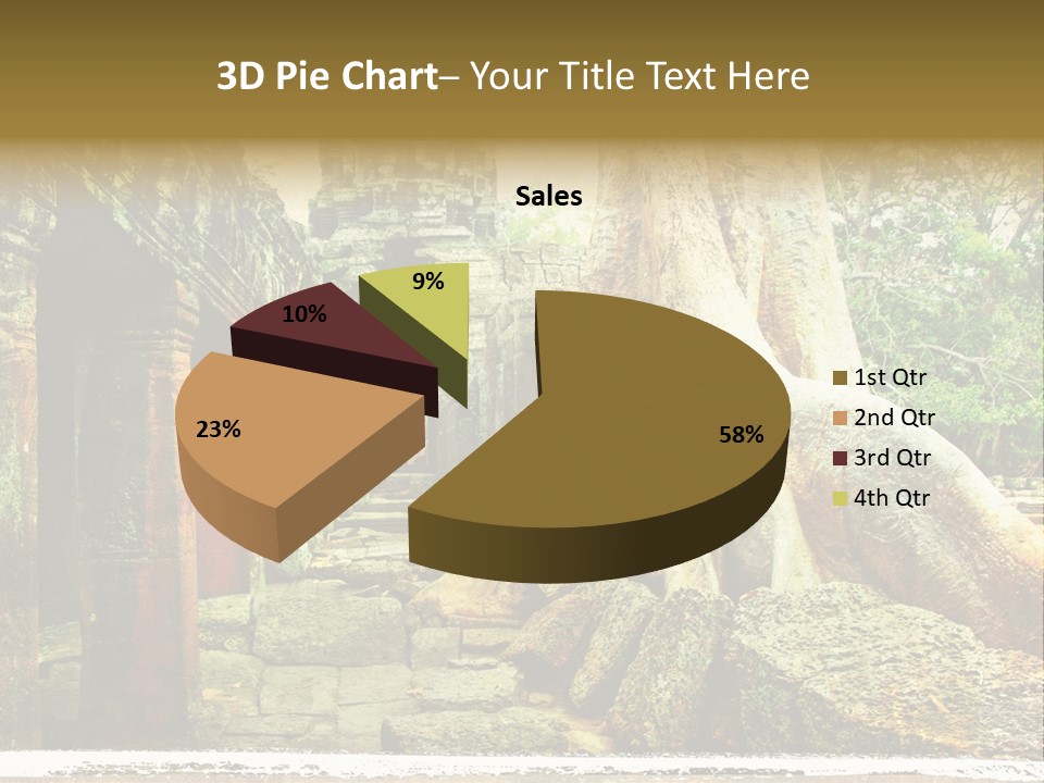 Angkor Archeology Tropical PowerPoint Template