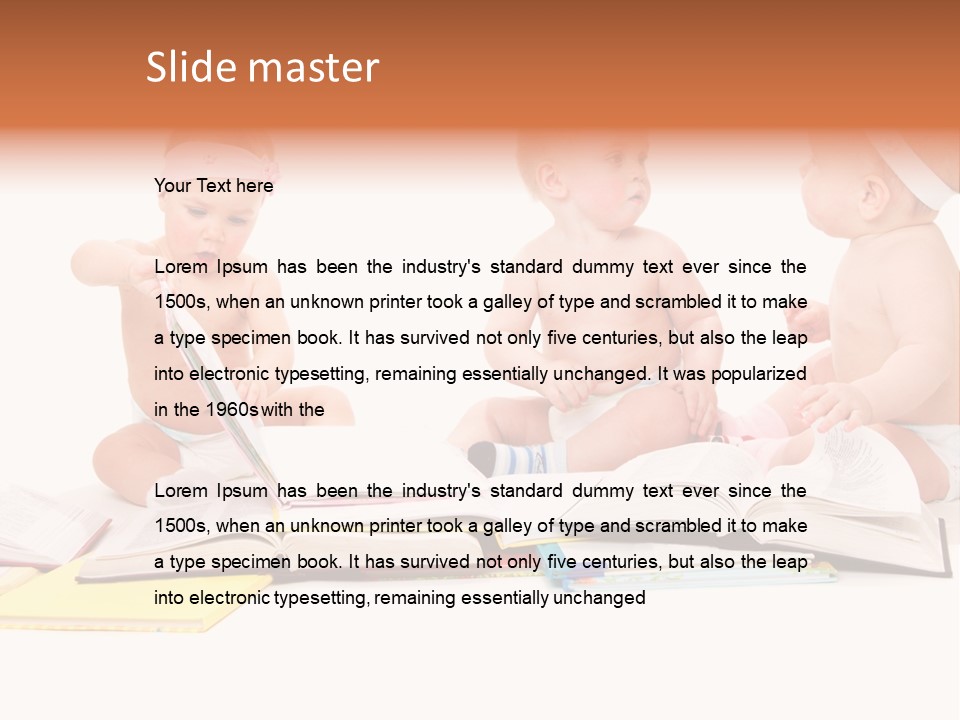 Crowd Three Pretty PowerPoint Template