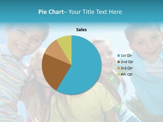 Children Group Lad PowerPoint Template