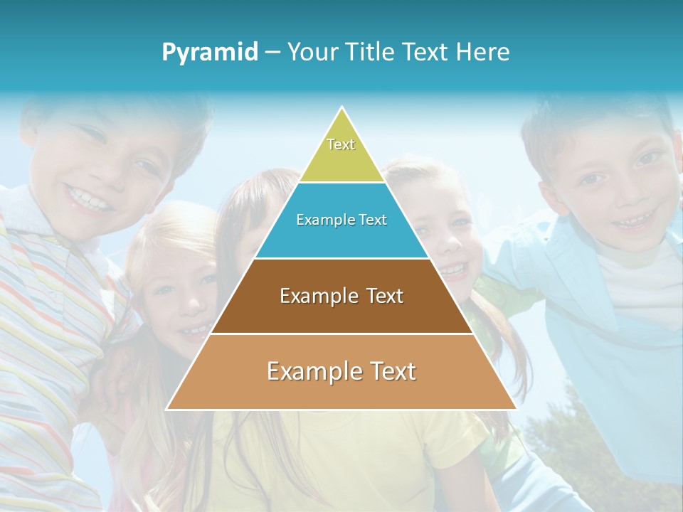 Children Group Lad PowerPoint Template