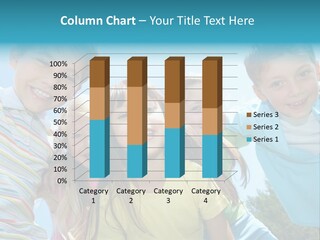 Children Group Lad PowerPoint Template