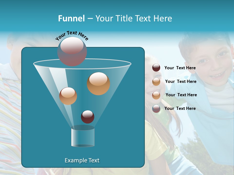 Children Group Lad PowerPoint Template