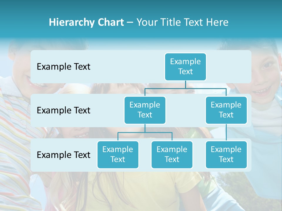 Children Group Lad PowerPoint Template