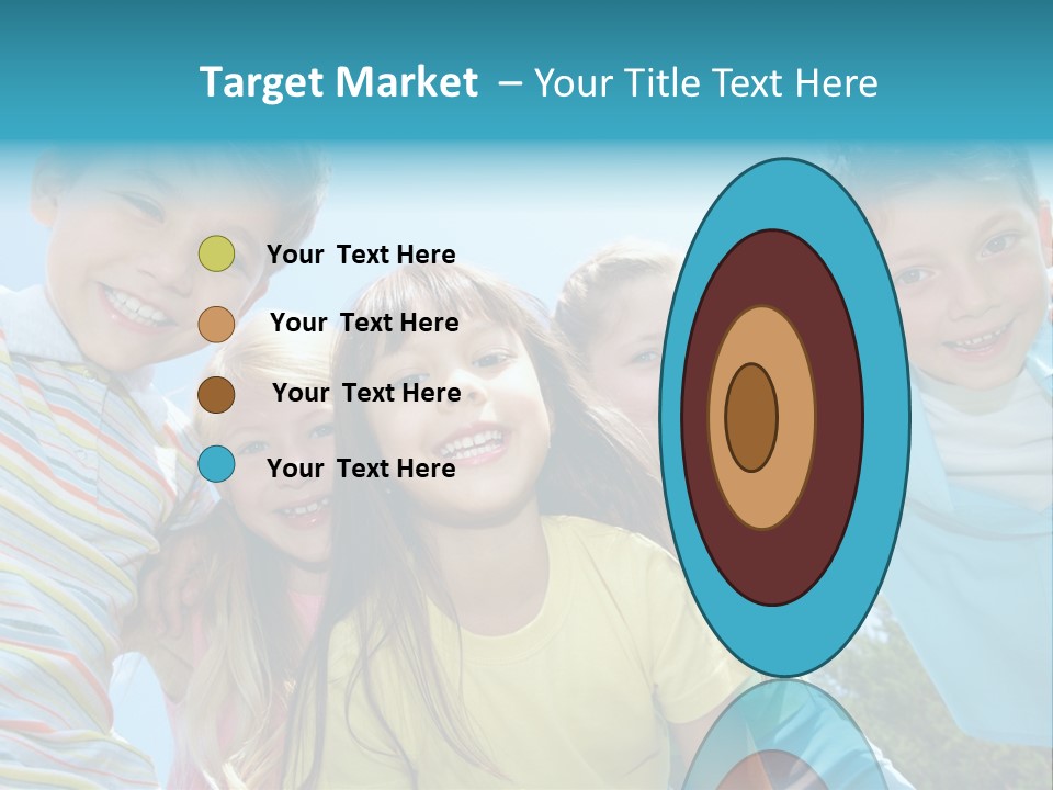 Children Group Lad PowerPoint Template