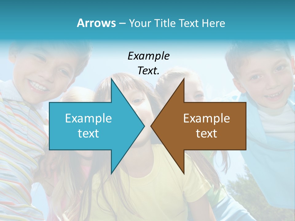 Children Group Lad PowerPoint Template