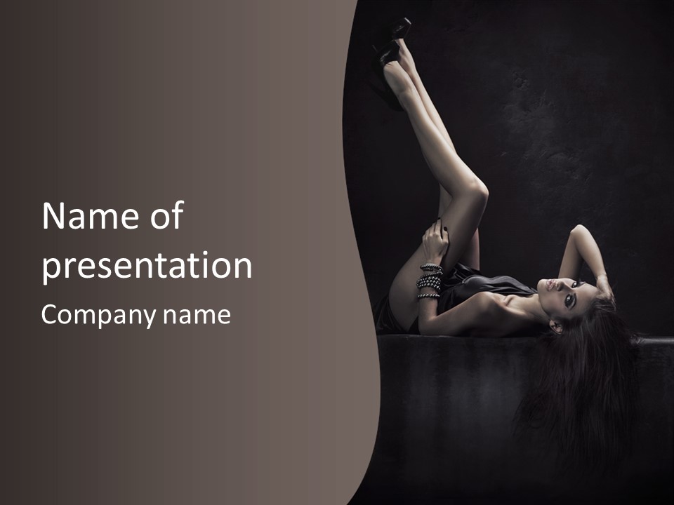 Grunge Cave Mystic PowerPoint Template