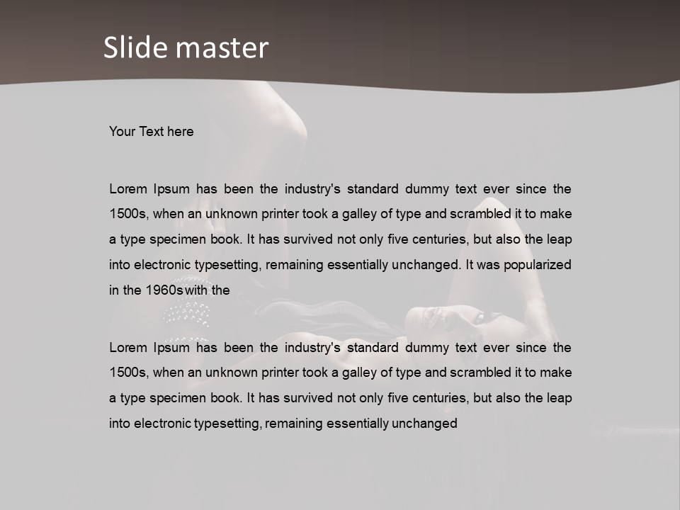 Grunge Cave Mystic PowerPoint Template