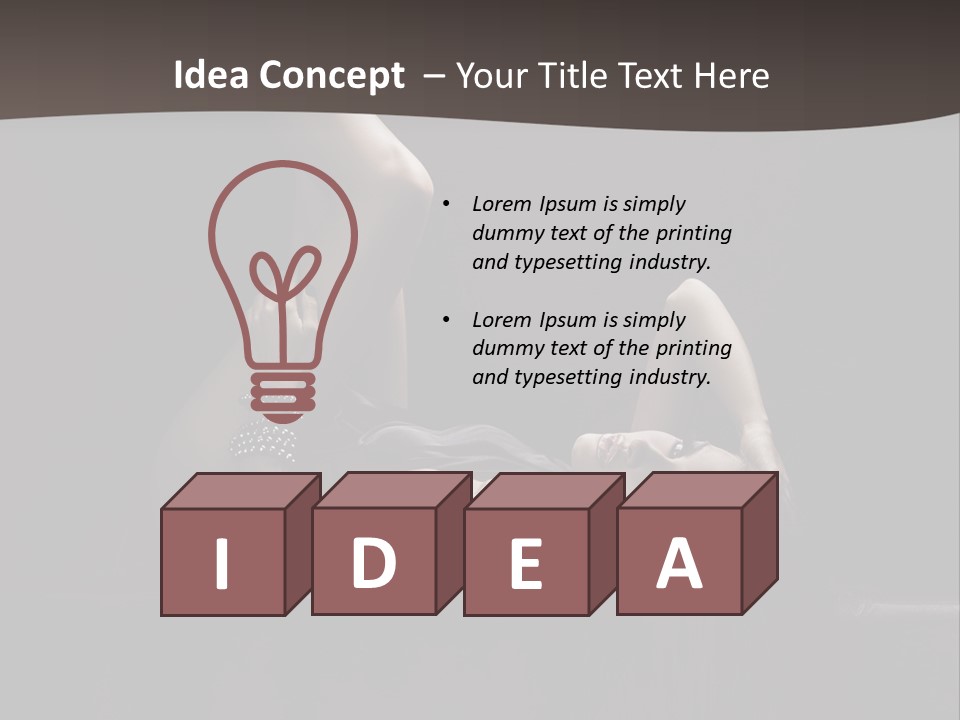 Grunge Cave Mystic PowerPoint Template