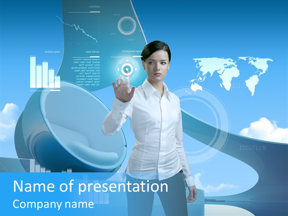 Professional Beautiful Computer PowerPoint Template