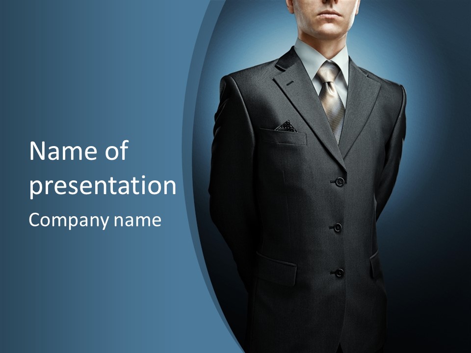 Laundry Necktie Welldressed PowerPoint Template