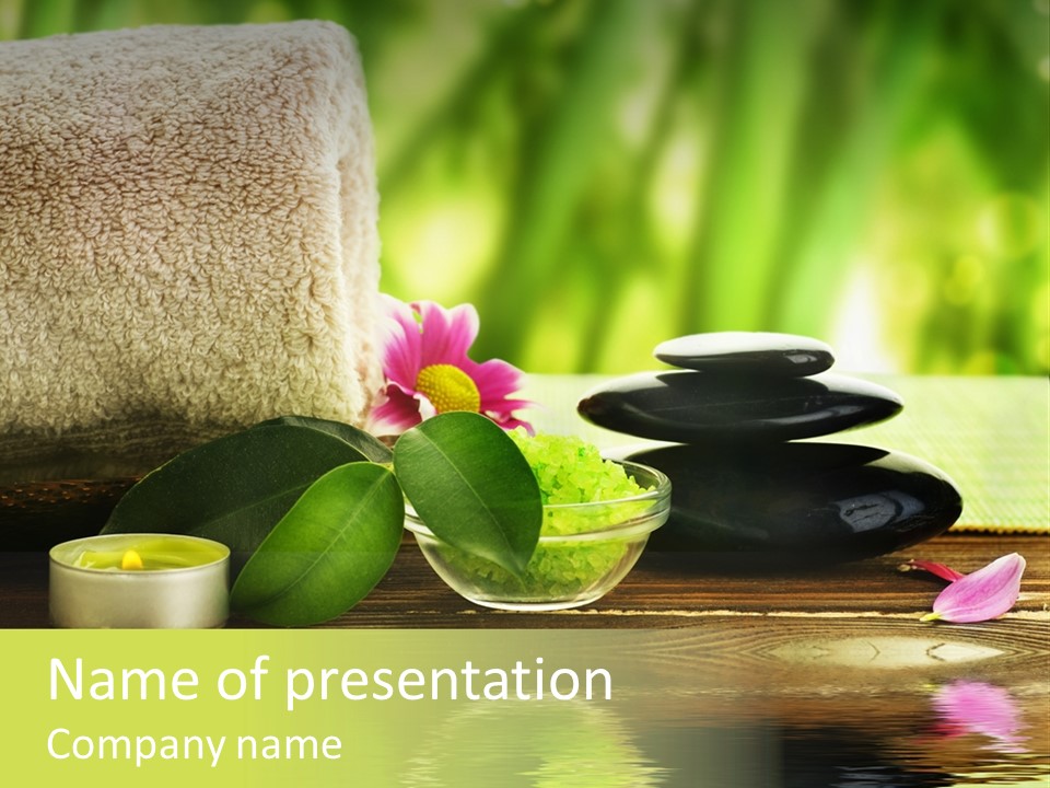 Spa Green Nature PowerPoint Template