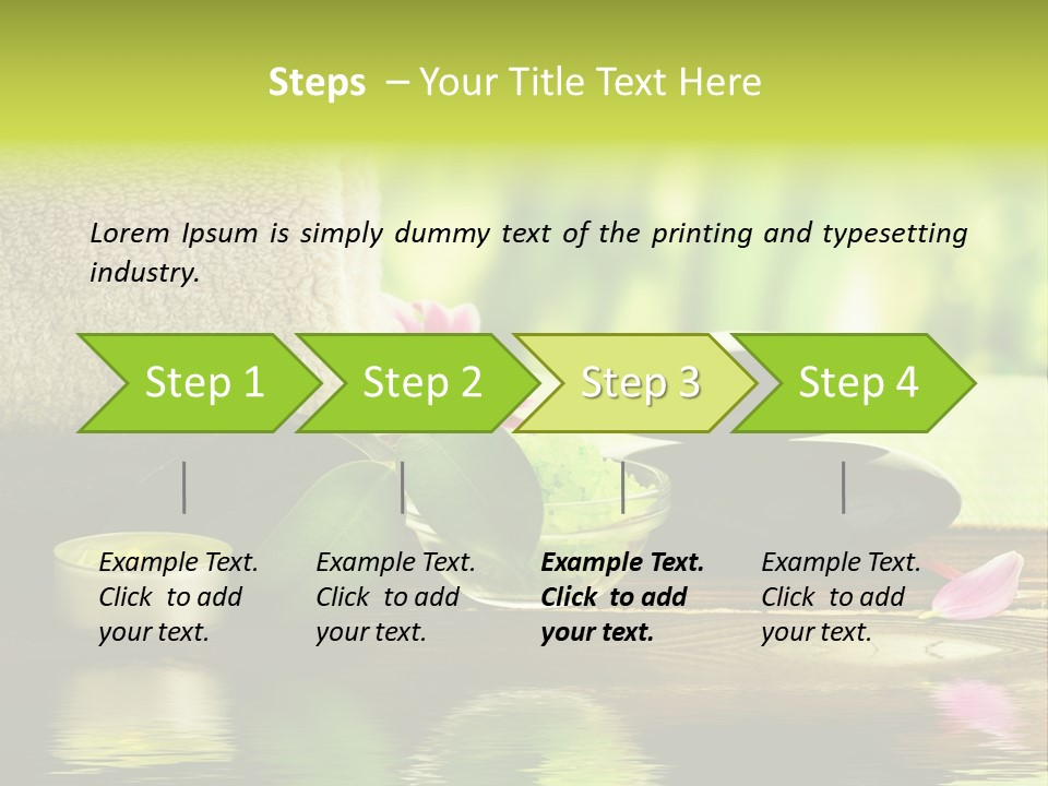 Spa Green Nature PowerPoint Template