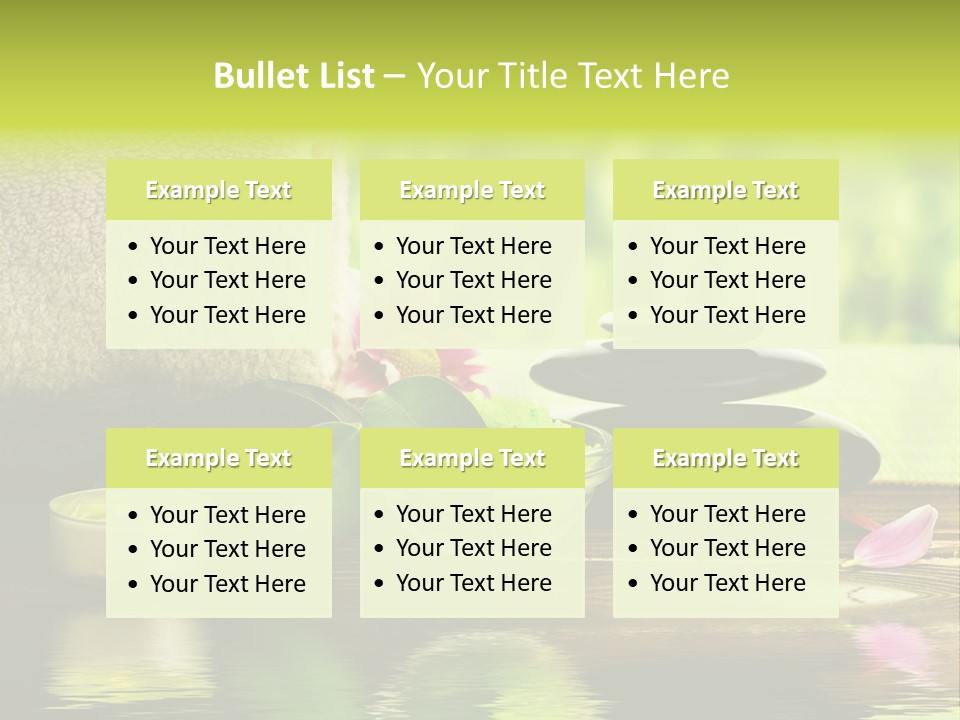 Spa Green Nature PowerPoint Template