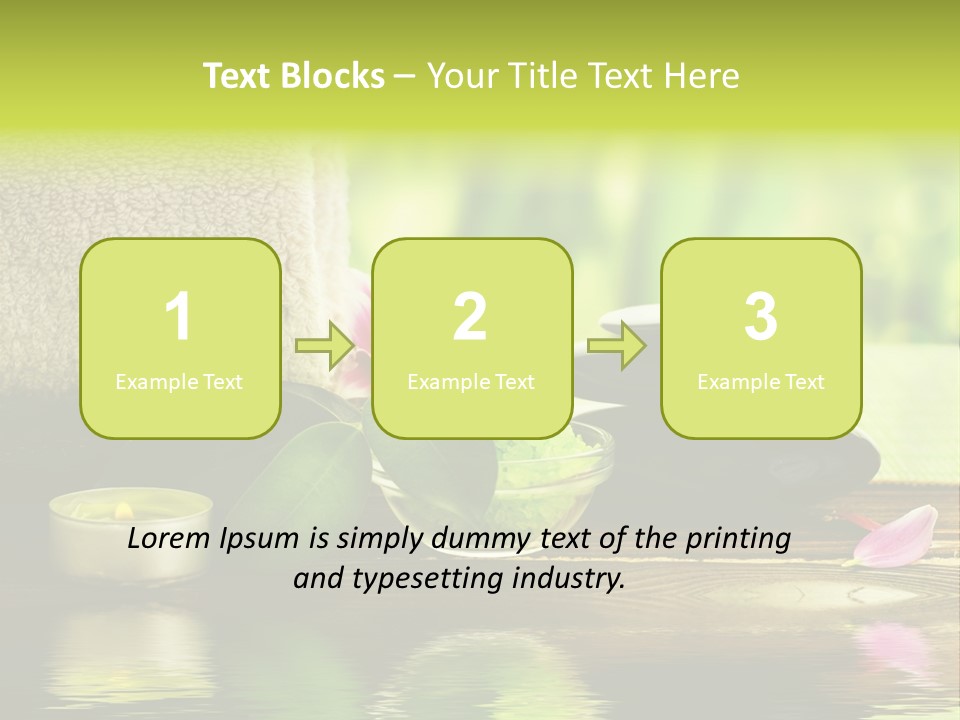 Spa Green Nature PowerPoint Template