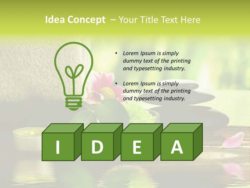 Spa Green Nature PowerPoint Template