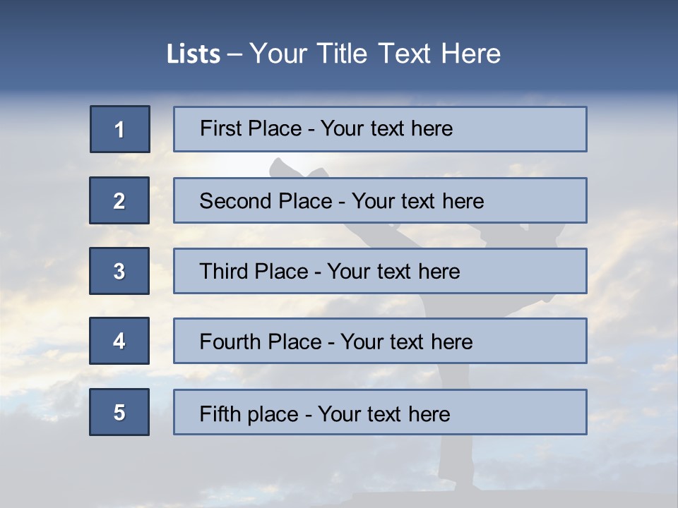 Nature Exercise Lifestyle PowerPoint Template