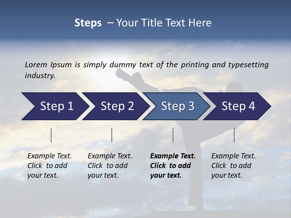 Nature Exercise Lifestyle PowerPoint Template