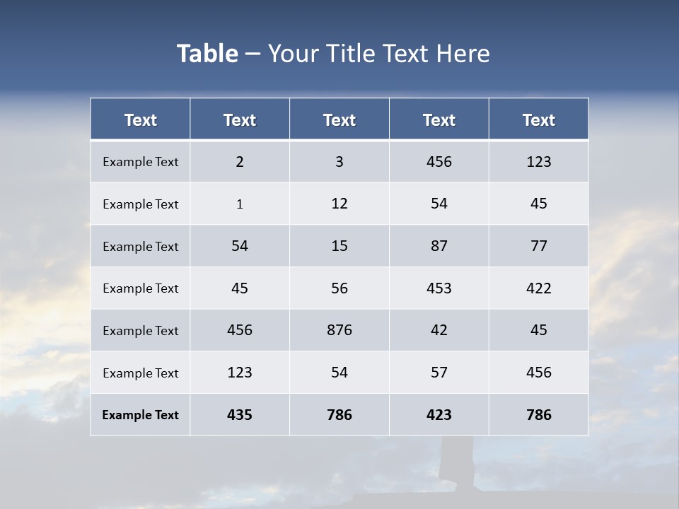 Nature Exercise Lifestyle PowerPoint Template