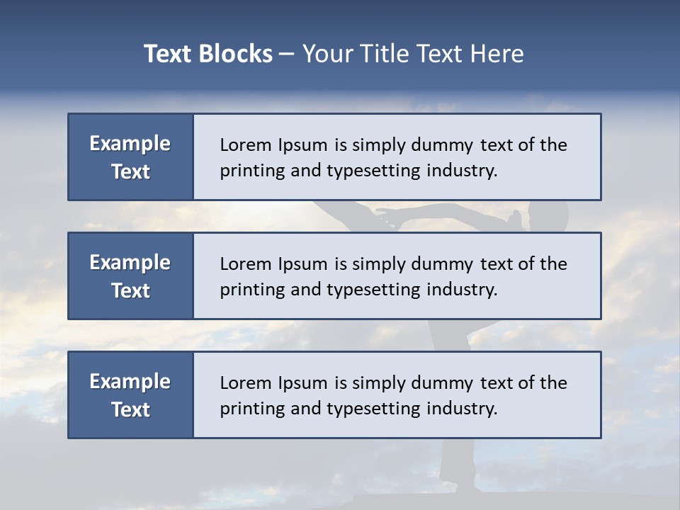 Nature Exercise Lifestyle PowerPoint Template