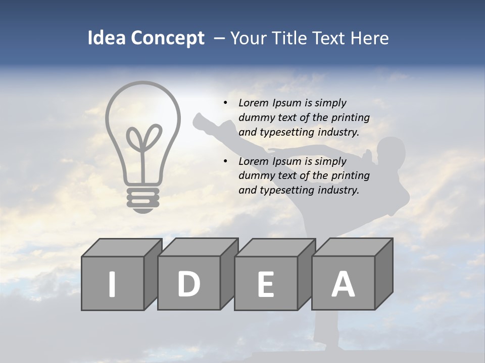 Nature Exercise Lifestyle PowerPoint Template