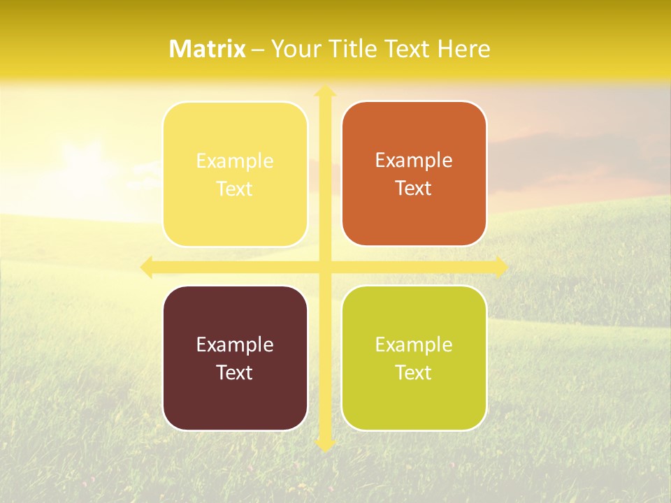 Idyllic Dark Foliage PowerPoint Template